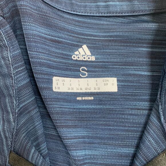 Adidas Long Sleeve Shirt Womens S Small Navy Quarter Zip Insight Cisco Partner - Picture 9 of 15